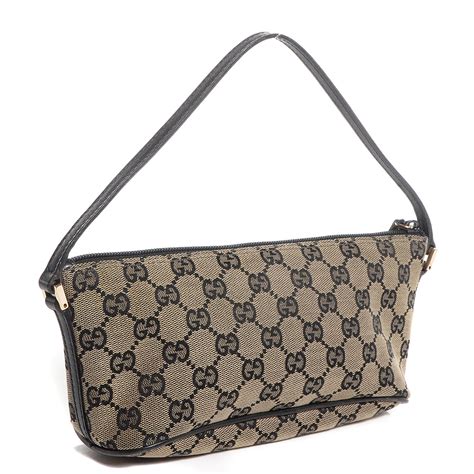 gucci monogram boat pochette|GUCCI Monogram Boat Pochette Black 1514263 .